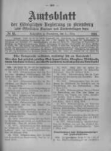 Amtsblatt der Königlichen Preussischen Regierung zu Bromberg. 1916.03.11 No.11