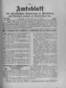 Amtsblatt der K&ouml;niglichen Preussischen Regierung zu Bromberg. 1916.05.27 No.22