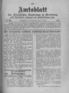 Amtsblatt der K&ouml;niglichen Preussischen Regierung zu Bromberg. 1916.06.10 No.24