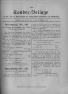 Amtsblatt der K&ouml;niglichen Preussischen Regierung zu Bromberg. 1916.09.02 No.36