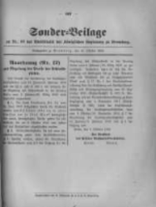 Amtsblatt der K&ouml;niglichen Preussischen Regierung zu Bromberg. 1916.10.14 No.42