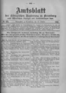 Amtsblatt der Königlichen Preussischen Regierung zu Bromberg. 1916.10.21 No.43