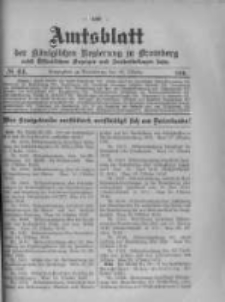 Amtsblatt der K&ouml;niglichen Preussischen Regierung zu Bromberg. 1916.10.28 No.44