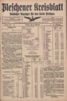 Pleschener Kreisblatt: Amtlicher Anzeiger für den Kreis Pleschen 1917.07.28 Jg.65 Nr60