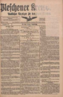 Pleschener Kreisblatt: Amtlicher Anzeiger für den Kreis Pleschen 1917.08.15 Jg.65 Nr65