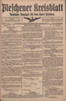Pleschener Kreisblatt: Amtlicher Anzeiger für den Kreis Pleschen 1917.08.29 Jg.65 Nr69