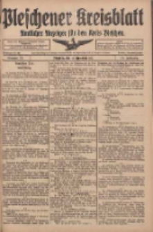Pleschener Kreisblatt: Amtlicher Anzeiger für den Kreis Pleschen 1917.09.19 Jg.65 Nr75