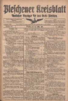 Pleschener Kreisblatt: Amtlicher Anzeiger f&uuml;r den Kreis Pleschen 1917.10.27 Jg.65 Nr86