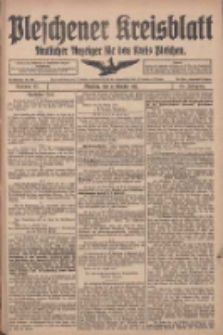 Pleschener Kreisblatt: Amtlicher Anzeiger für den Kreis Pleschen 1917.10.31 Jg.65 Nr87