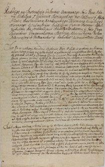 Reskrypt na Instrukcyą od Jaśnie Oświeconego IMci Pana Adama Mikołaia z Granowa Sieniawskiego Kasztellan Krakowskiego, Hetmana Wielkiego Koronnego, Wielmożnym Szlachetnym Panom Piotrowi Sokolnickiemu, Kasztellanicowi Międzyrzeckiemu y Imci Panu Ludwikowi Granowskiemu, Staroście Mieściskiemu, Posłom Przeświętnych Poznańskiego y Kaliskiego woiew&oacute;dztw dany