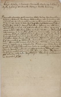 Rozkaz Adama Sieniawskiego wystawienia regimentów pieszych z 10.11.1711