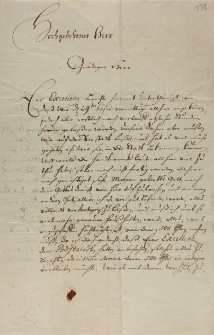 List H. Wernera z Wrocławia do NN z 01.10.1712