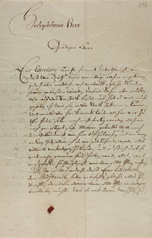 List H. Wernera z Wrocławia do NN z 01.10.1712