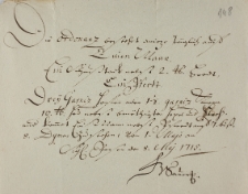 Der Ordonnaz 08.05.1715