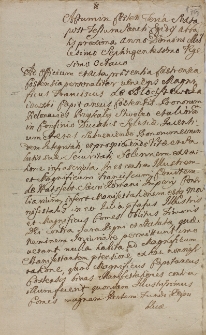 Manifest Franciszeka Gajewskiego, starosty kościańskiego na hr. Franciszka Hartzfeldta w sprawie zatargu granicznego 1728