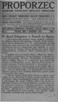 Proporzec: miesięcznik poświęcony ideologji strzeleckiej. 1926 R.1 nr6