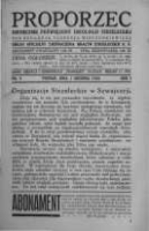 Proporzec: miesięcznik poświęcony ideologji strzeleckiej. 1926 R.1 nr9