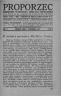 Proporzec: miesięcznik poświęcony ideologji strzeleckiej. 1927 R.2 nr9