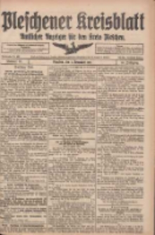 Pleschener Kreisblatt: Amtlicher Anzeiger für den Kreis Pleschen 1917.11.03 Jg.65 Nr88