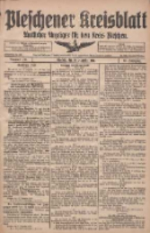 Pleschener Kreisblatt: Amtlicher Anzeiger für den Kreis Pleschen 1917.12.15 Jg.65 Nr100