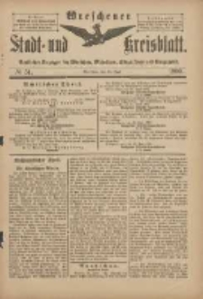 Wreschener Stadt und Kreisblatt: amtlicher Anzeiger für Wreschen, Miloslaw, Strzalkowo und Umgegend 1900.06.27 Nr51