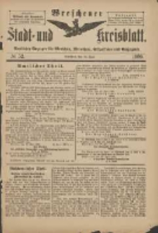 Wreschener Stadt und Kreisblatt: amtlicher Anzeiger für Wreschen, Miloslaw, Strzalkowo und Umgegend 1900.06.30 Nr52