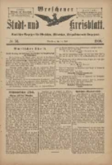 Wreschener Stadt und Kreisblatt: amtlicher Anzeiger f&uuml;r Wreschen, Miloslaw, Strzalkowo und Umgegend 1900.07.14 Nr56
