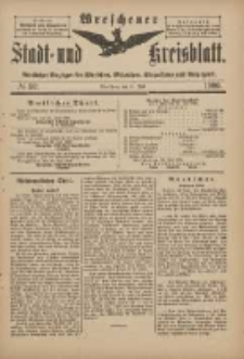 Wreschener Stadt und Kreisblatt: amtlicher Anzeiger für Wreschen, Miloslaw, Strzalkowo und Umgegend 1900.07.25 Nr59