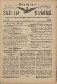Wreschener Stadt und Kreisblatt: amtlicher Anzeiger f&uuml;r Wreschen, Miloslaw, Strzalkowo und Umgegend 1900.07.28 Nr60