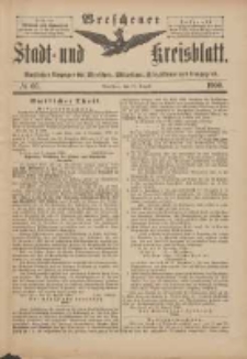 Wreschener Stadt und Kreisblatt: amtlicher Anzeiger f&uuml;r Wreschen, Miloslaw, Strzalkowo und Umgegend 1900.08.18 Nr66