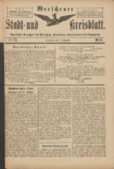 Wreschener Stadt und Kreisblatt: amtlicher Anzeiger für Wreschen, Miloslaw, Strzalkowo und Umgegend 1900.09.08 Nr72