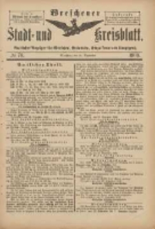 Wreschener Stadt und Kreisblatt: amtlicher Anzeiger f&uuml;r Wreschen, Miloslaw, Strzalkowo und Umgegend 1900.09.29 Nr78