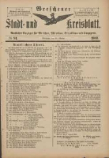 Wreschener Stadt und Kreisblatt: amtlicher Anzeiger f&uuml;r Wreschen, Miloslaw, Strzalkowo und Umgegend 1900.10.10 Nr81