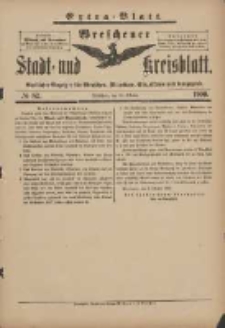 Wreschener Stadt und Kreisblatt: amtlicher Anzeiger f&uuml;r Wreschen, Miloslaw, Strzalkowo und Umgegend 1900.10.10 Nr82