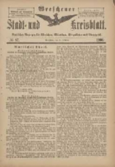 Wreschener Stadt und Kreisblatt: amtlicher Anzeiger für Wreschen, Miloslaw, Strzalkowo und Umgegend 1900.10.27 Nr87