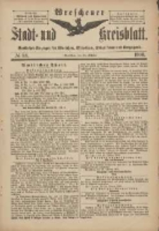 Wreschener Stadt und Kreisblatt: amtlicher Anzeiger für Wreschen, Miloslaw, Strzalkowo und Umgegend 1900.10.31 Nr88