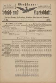 Wreschener Stadt und Kreisblatt: amtlicher Anzeiger für Wreschen, Miloslaw, Strzalkowo und Umgegend 1900.11.10 Nr91