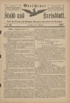 Wreschener Stadt und Kreisblatt: amtlicher Anzeiger f&uuml;r Wreschen, Miloslaw, Strzalkowo und Umgegend 1900.11.17 Nr93