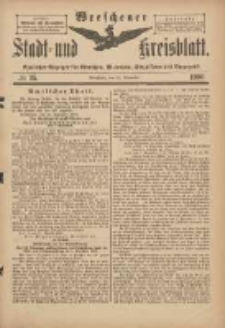 Wreschener Stadt und Kreisblatt: amtlicher Anzeiger f&uuml;r Wreschen, Miloslaw, Strzalkowo und Umgegend 1900.11.24 Nr95