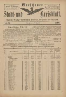 Wreschener Stadt und Kreisblatt: amtlicher Anzeiger für Wreschen, Miloslaw, Strzalkowo und Umgegend 1900.12.01 Nr97