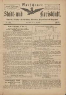 Wreschener Stadt und Kreisblatt: amtlicher Anzeiger f&uuml;r Wreschen, Miloslaw, Strzalkowo und Umgegend 1900.12.15 Nr101