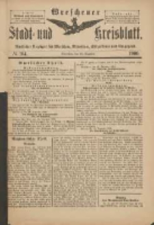 Wreschener Stadt und Kreisblatt: amtlicher Anzeiger f&uuml;r Wreschen, Miloslaw, Strzalkowo und Umgegend 1900.12.29 Nr104