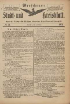 Wreschener Stadt und Kreisblatt: amtlicher Anzeiger f&uuml;r Wreschen, Miloslaw, Strzalkowo und Umgegend 1901.02.06 Nr12