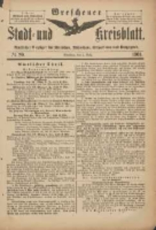 Wreschener Stadt und Kreisblatt: amtlicher Anzeiger für Wreschen, Miloslaw, Strzalkowo und Umgegend 1901.03.06 Nr20