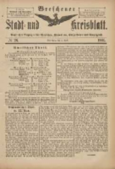 Wreschener Stadt und Kreisblatt: amtlicher Anzeiger f&uuml;r Wreschen, Miloslaw, Strzalkowo und Umgegend 1901.04.03 Nr28