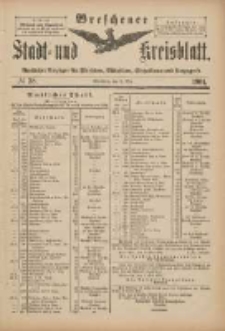 Wreschener Stadt und Kreisblatt: amtlicher Anzeiger für Wreschen, Miloslaw, Strzalkowo und Umgegend 1901.05.08 Nr38