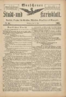 Wreschener Stadt und Kreisblatt: amtlicher Anzeiger für Wreschen, Miloslaw, Strzalkowo und Umgegend 1901.05.25 Nr44