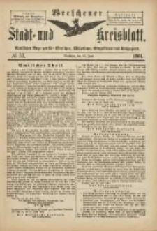 Wreschener Stadt und Kreisblatt: amtlicher Anzeiger für Wreschen, Miloslaw, Strzalkowo und Umgegend 1901.06.26 Nr53