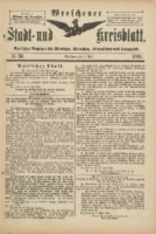 Wreschener Stadt und Kreisblatt: amtlicher Anzeiger f&uuml;r Wreschen, Miloslaw, Strzalkowo und Umgegend 1901.07.06 Nr56