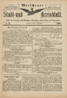 Wreschener Stadt und Kreisblatt: amtlicher Anzeiger für Wreschen, Miloslaw, Strzalkowo und Umgegend 1901.09.18 Nr78